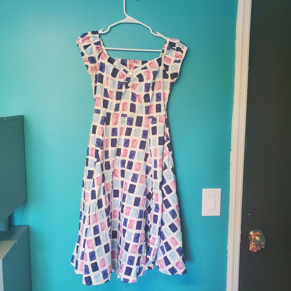 Collectif Dolores Paint Pot Dress UK 14/US 10